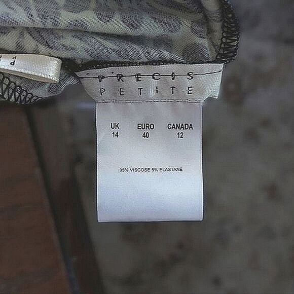 Vtg Y2K lime green abstract floral print fit and flare skirt set - Picture 8 of 14